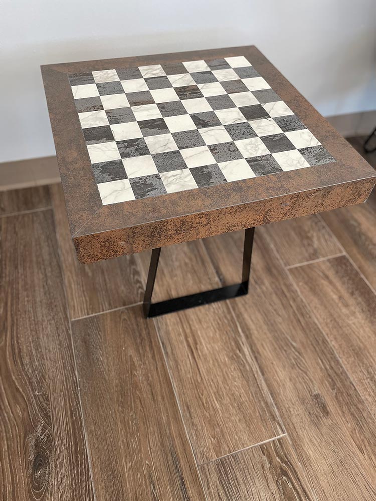 Porcelain Chess Table