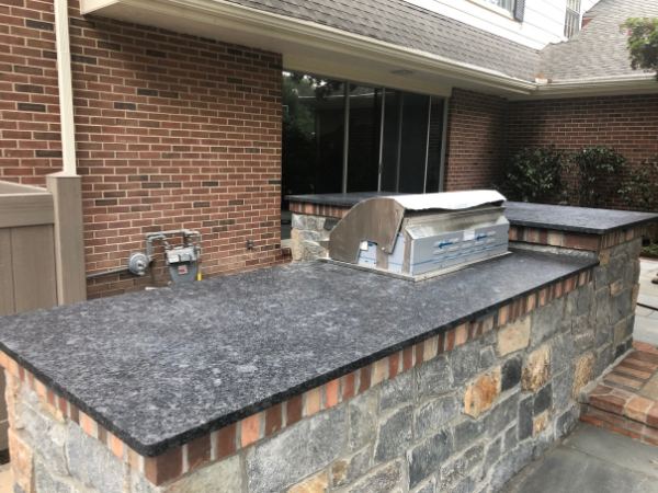 Outdoor Countertop residential installation